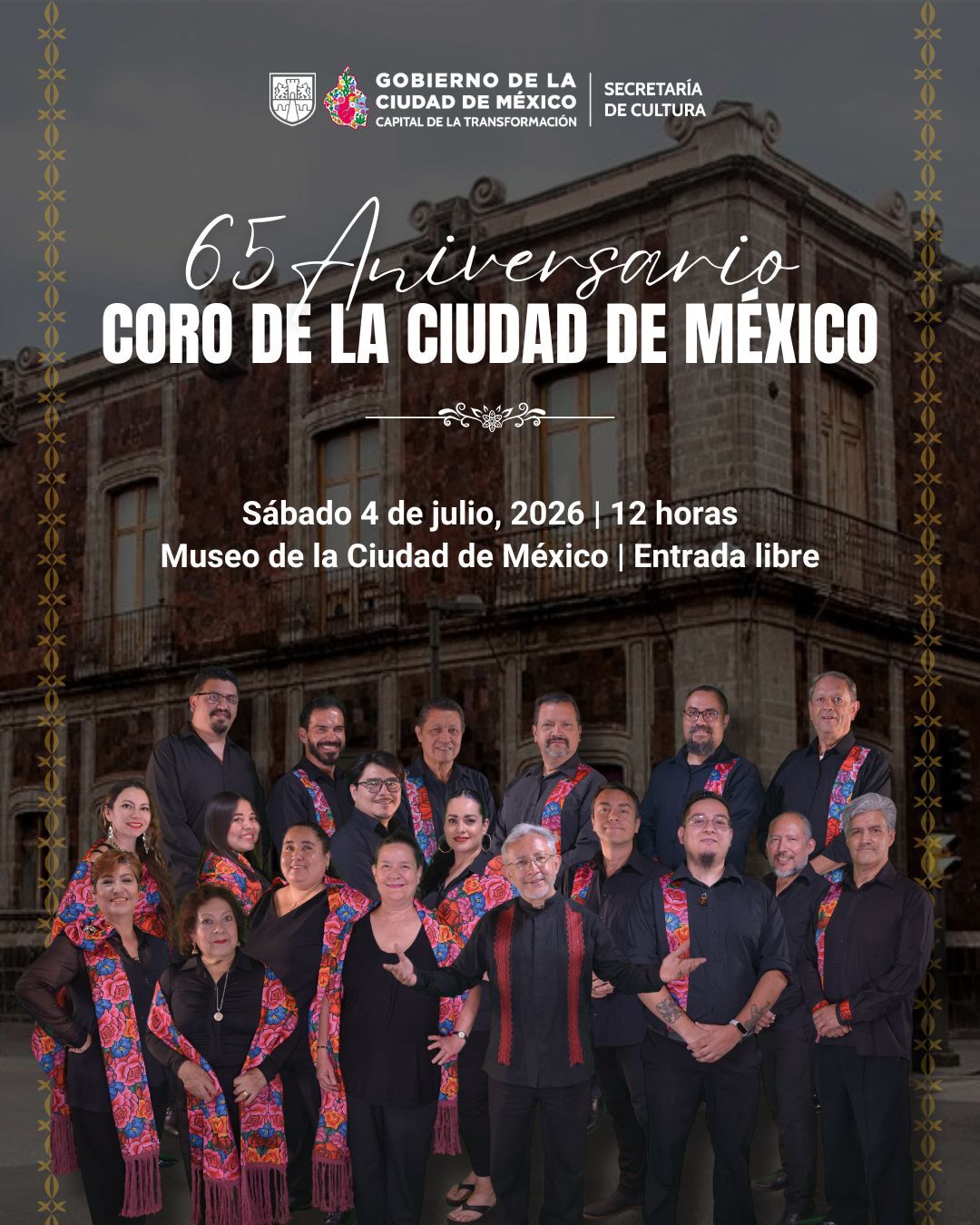 Coro de la CDMX celebra 65 años