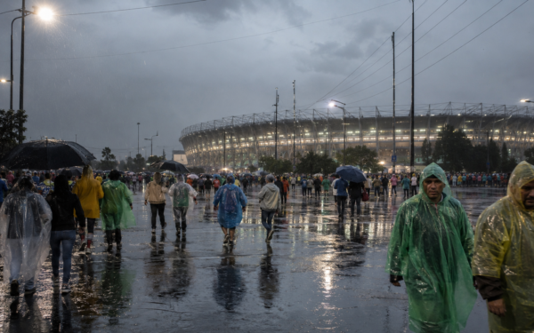 Lluvia amenaza el México vs Inglaterra en CDMX